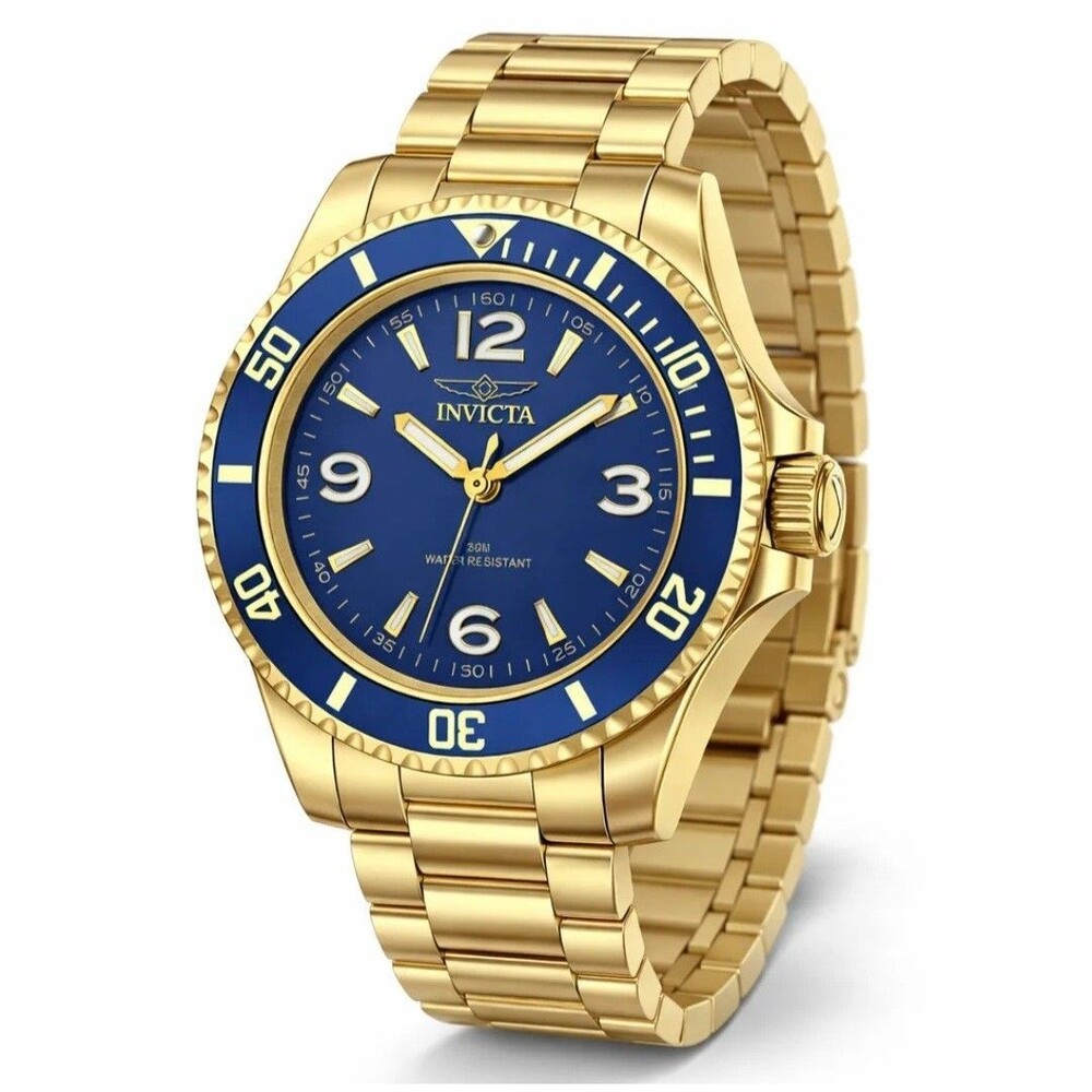 Invicta Specialty Rowan Men's Watch 40mm Gold 69474 Sunburst Dial